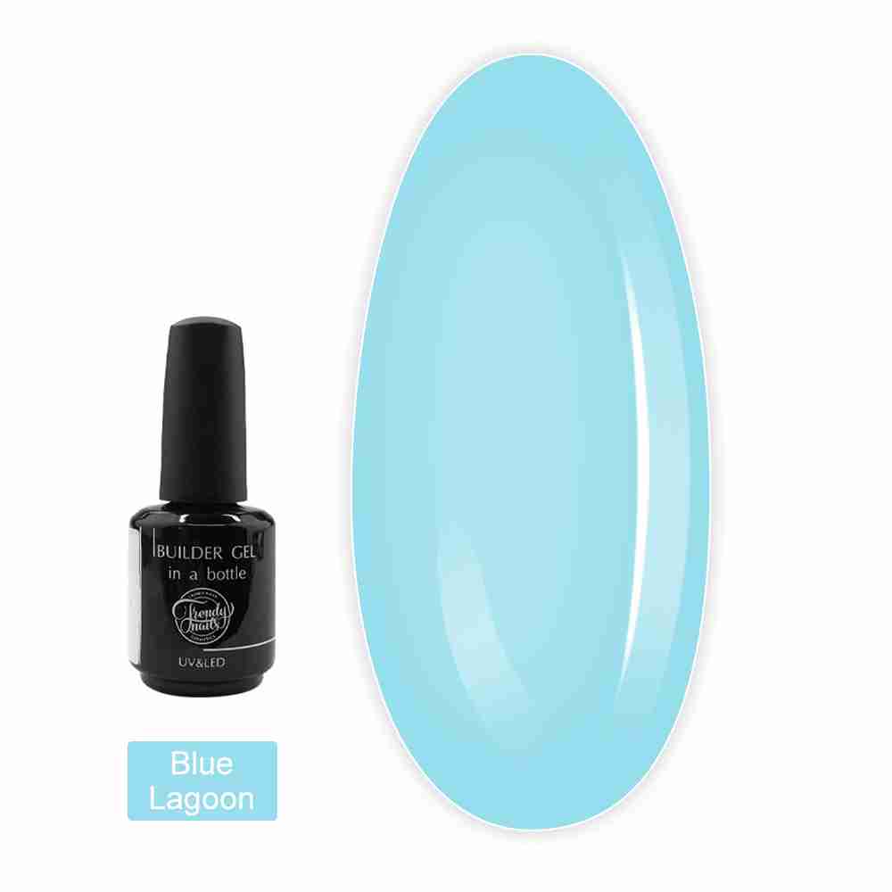 Гель TrendyNails Builder Gel in a bottle 15 мл (Blue Lagoon)