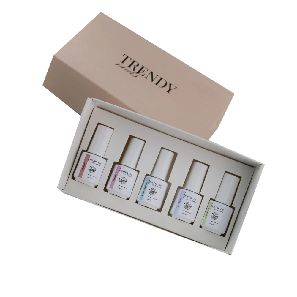 Набір TrendyNails Гель Builder Gel in a bottle 5 од (Cocktail)
