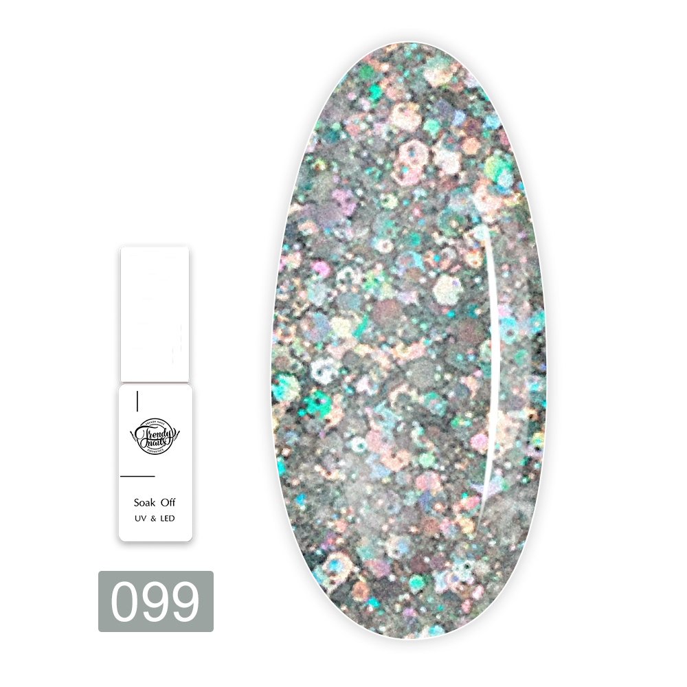 Гель лак TrendyNails Классическая палитра 8 мл (099)