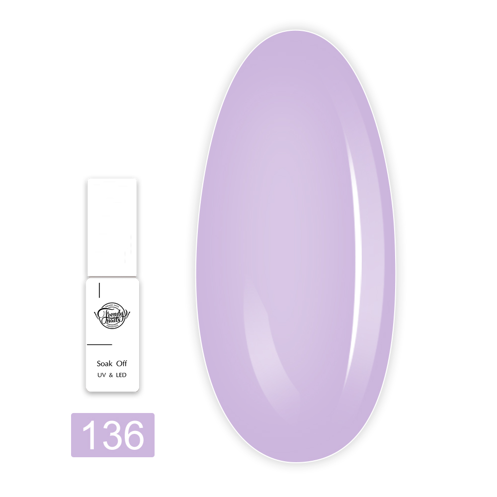 Гель лак TrendyNails Классическая палитра 8 мл (136)