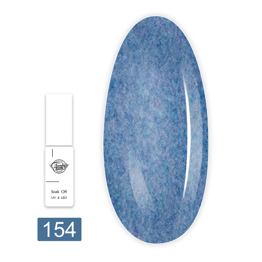 Гель-лак TrendyNails Класична палітра 8 мл (154)
