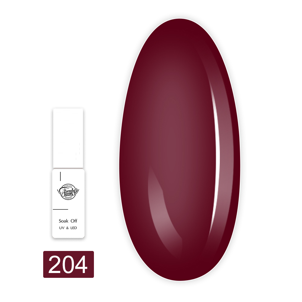 Гель лак TrendyNails Классическая палитра 8 мл (204)