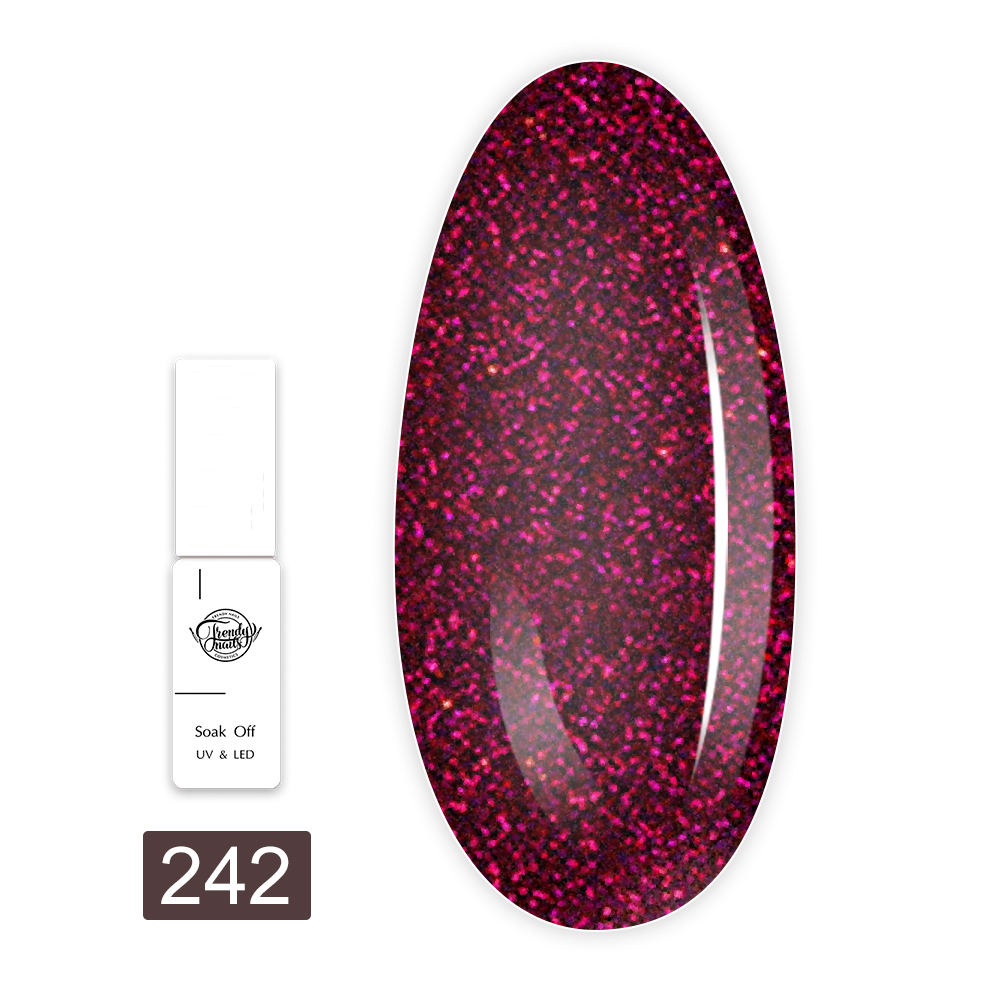 Гель лак TrendyNails Классическая палитра 8 мл (242)