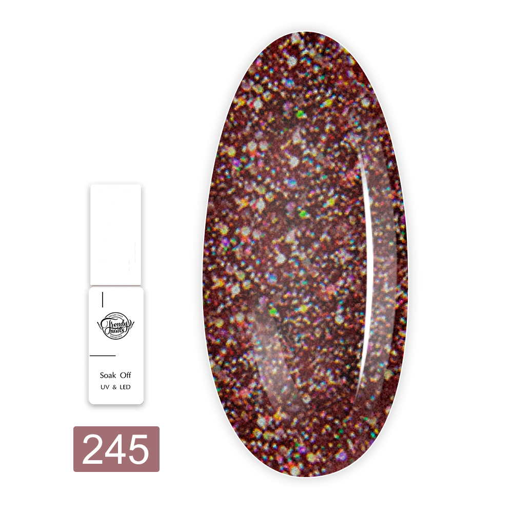 Гель лак TrendyNails Классическая палитра 8 мл (245)