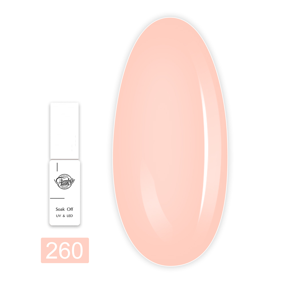 Гель лак TrendyNails Классическая палитра 8 мл (260)