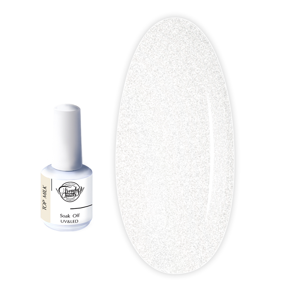 Топ TrendyNails Milk фінішне покриття 15 мл