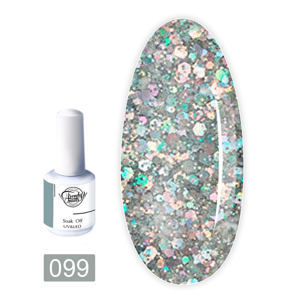 Гель лак TrendyNails Классическая палитра 15 мл (099)