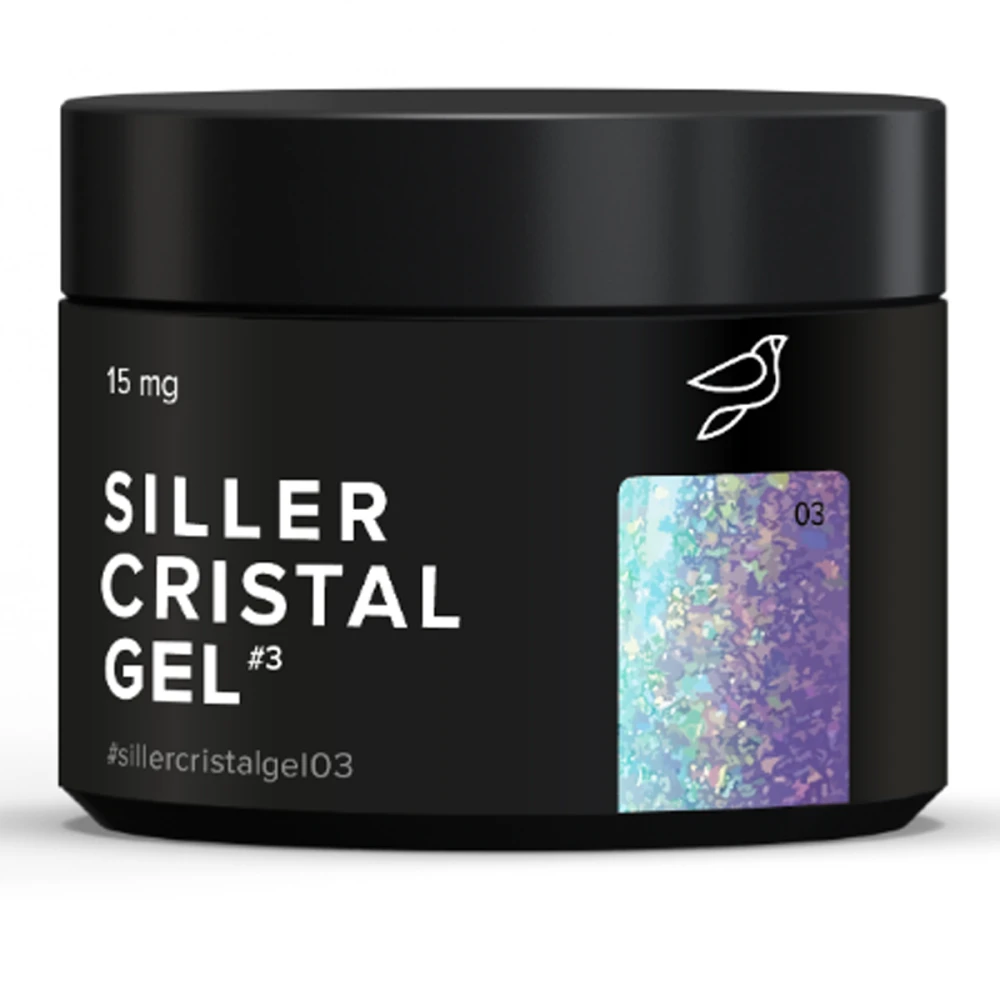 Гель Siller Crystal Gel 15 мл (банка) (03)