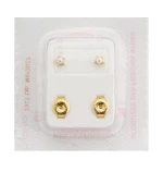 Серьги средняя имитация крапан Жемчуг