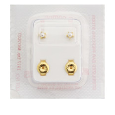 Сережки середн імітація крапан Перли