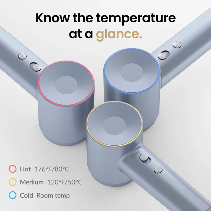 Фен Laifen Swift с ионизацией 1 насадка (Голубой)