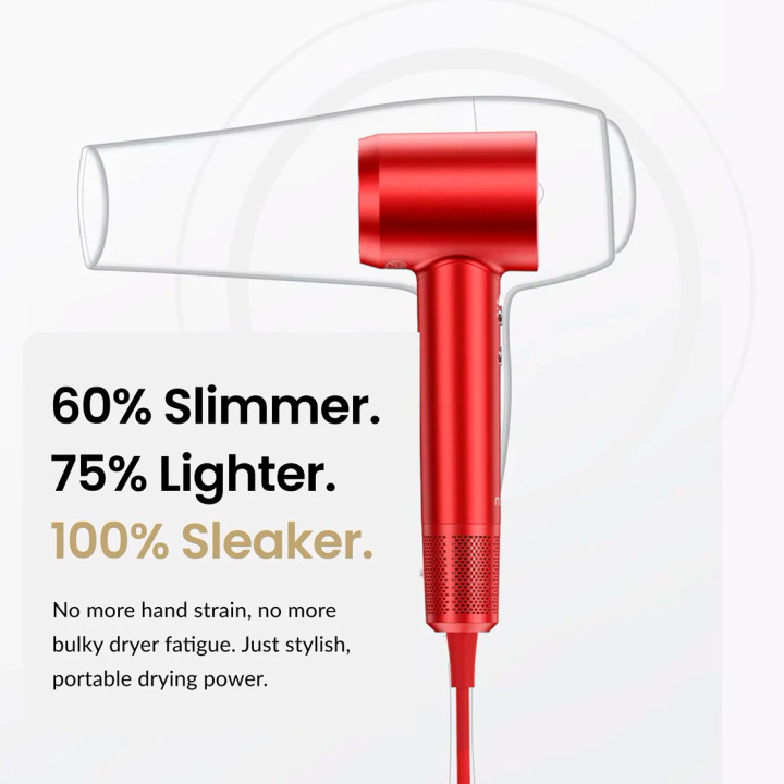 Фен Laifen Swift з іонізацією 1 насадка (Червоний)