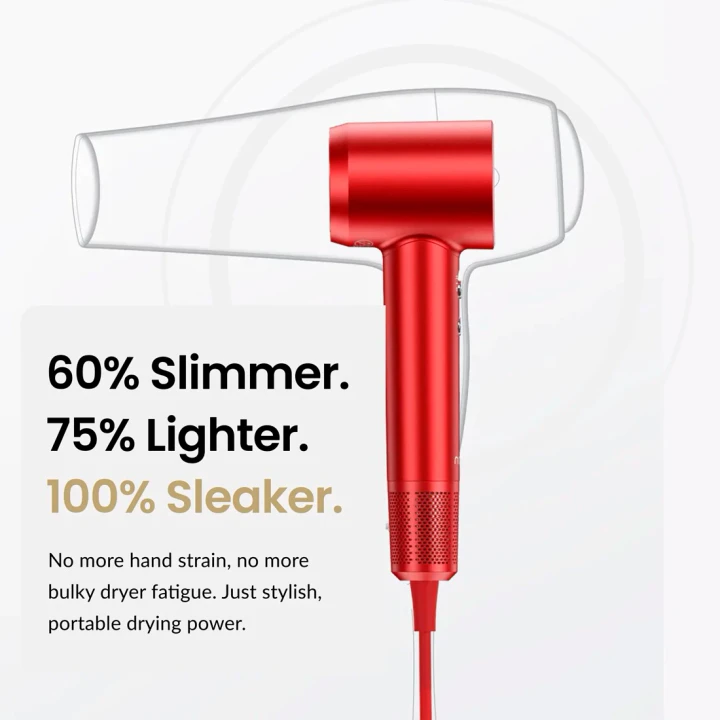 Фен Laifen Swift з іонізацією 1 насадка (Червоний)