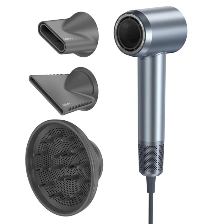 Фен Laifen Swift Special профессиональный с ионизацией 3 насадки (Голубой)