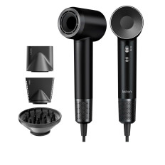 Фен Laifen Swift Special професійний з іонізацією 3 насадки (Чорний)