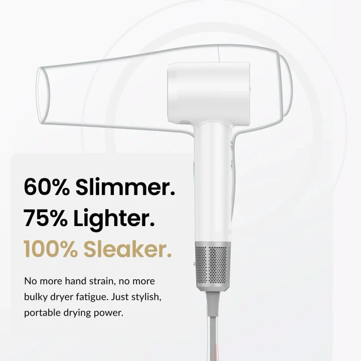 Фен Laifen Swift з іонізацією 1 насадка (Білий)