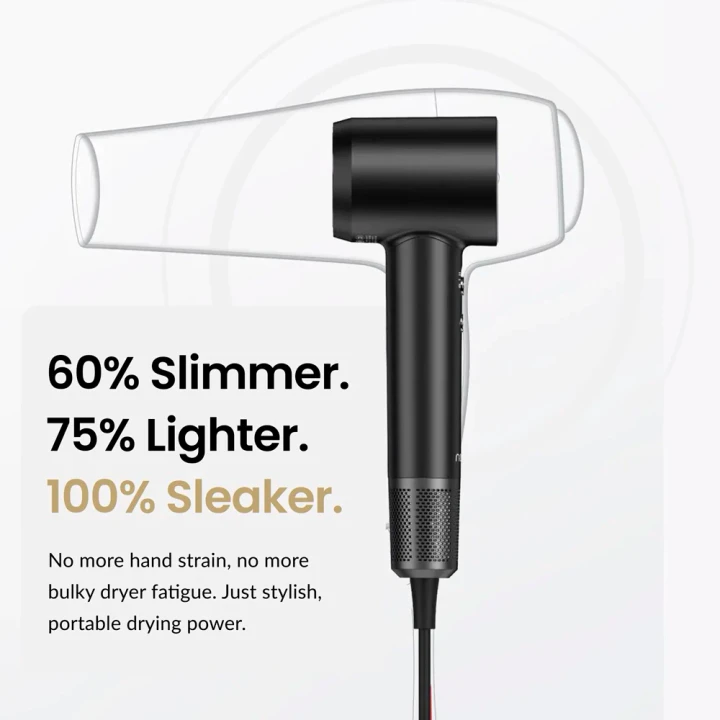 Фен Laifen Swift с ионизацией 1 насадка (Черный)