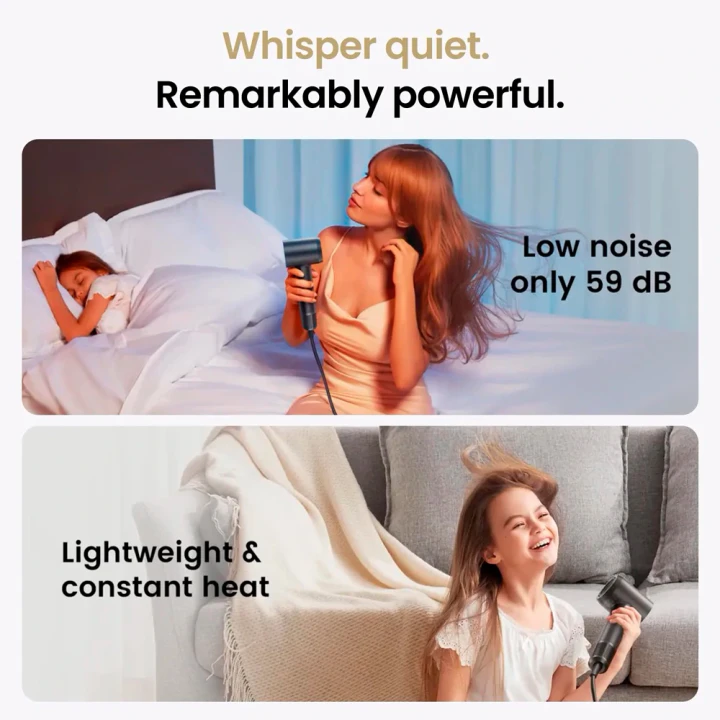 Фен Laifen Swift с ионизацией 1 насадка (Черный)