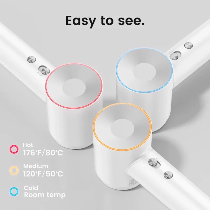 Фен Laifen Swift Special профессиональный с ионизацией 3 насадки (Белый)