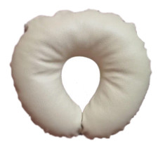 Подушка подкова эко кожа (Слоновая кость)