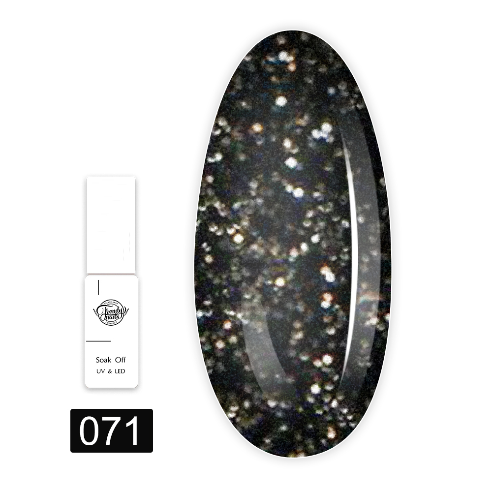 Гель лак TrendyNails Классическая палитра 8 мл (071)