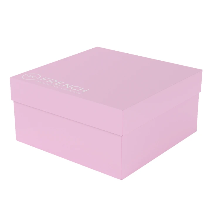 Коробка FRC подарочная с наполнением (тишью+декор) (140х140х70 мм)