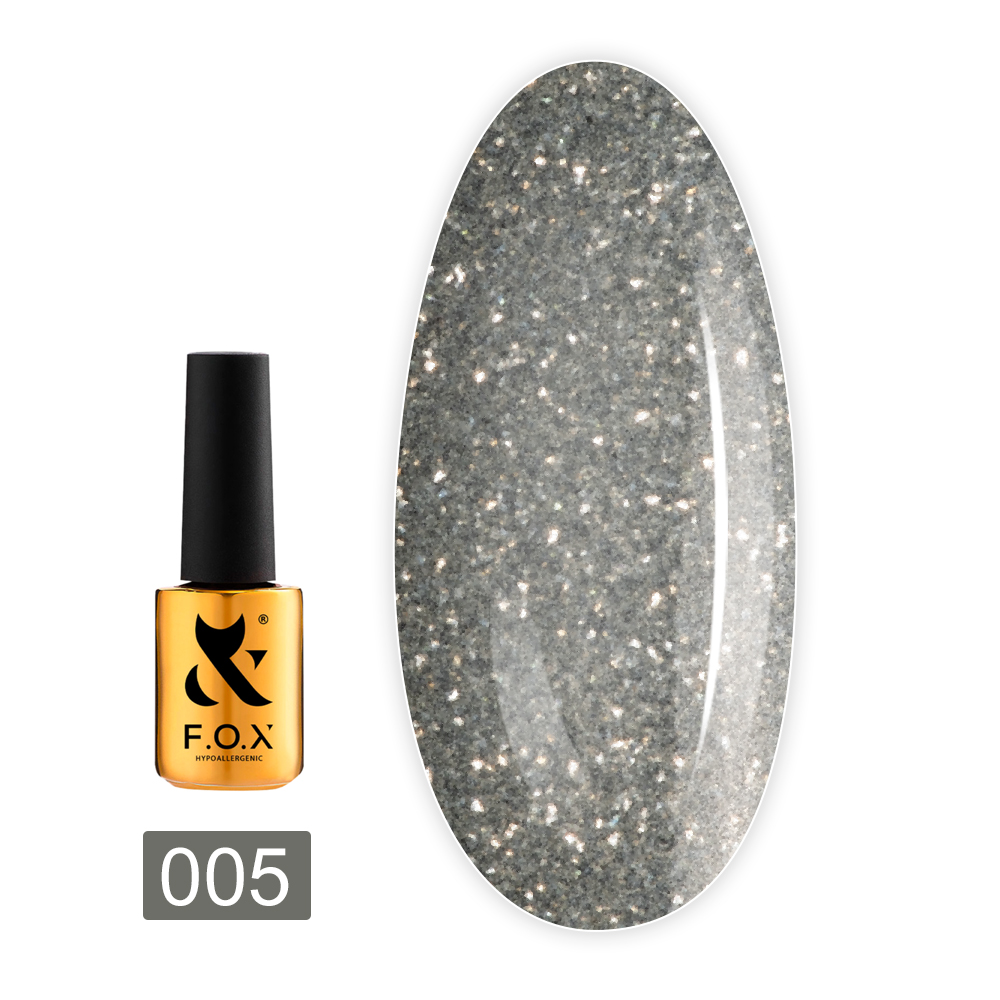 Гель лак FOX Sparkle 7 мл (005)