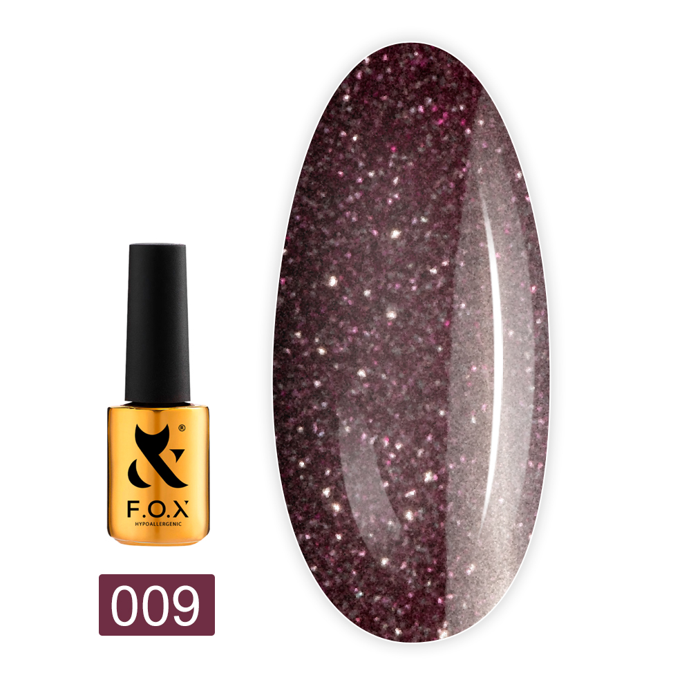 Гель-лак FOX Sparkle 7 мл (009)