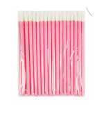 Палички (макробрашер) Vivienne рожева ручка 50 шт