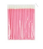 Палочки (макробрашер) Vivienne розовая ручка 50 шт