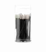 Палички (макробрашер) Vivienne чорна ручка 50 шт