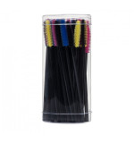 Щеточка для ресниц силиконовая цветная Vivienne 50 шт (Ассорти)