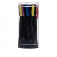 Щеточка для ресниц силиконовая цветная Vivienne 50 шт (Ассорти)