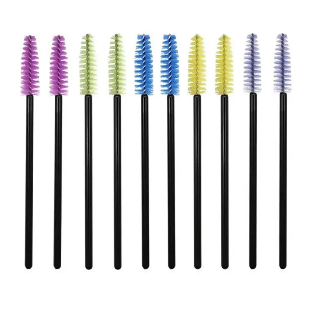 Щеточка для ресниц Vivienne черная ручка 50 шт (Ассорти)