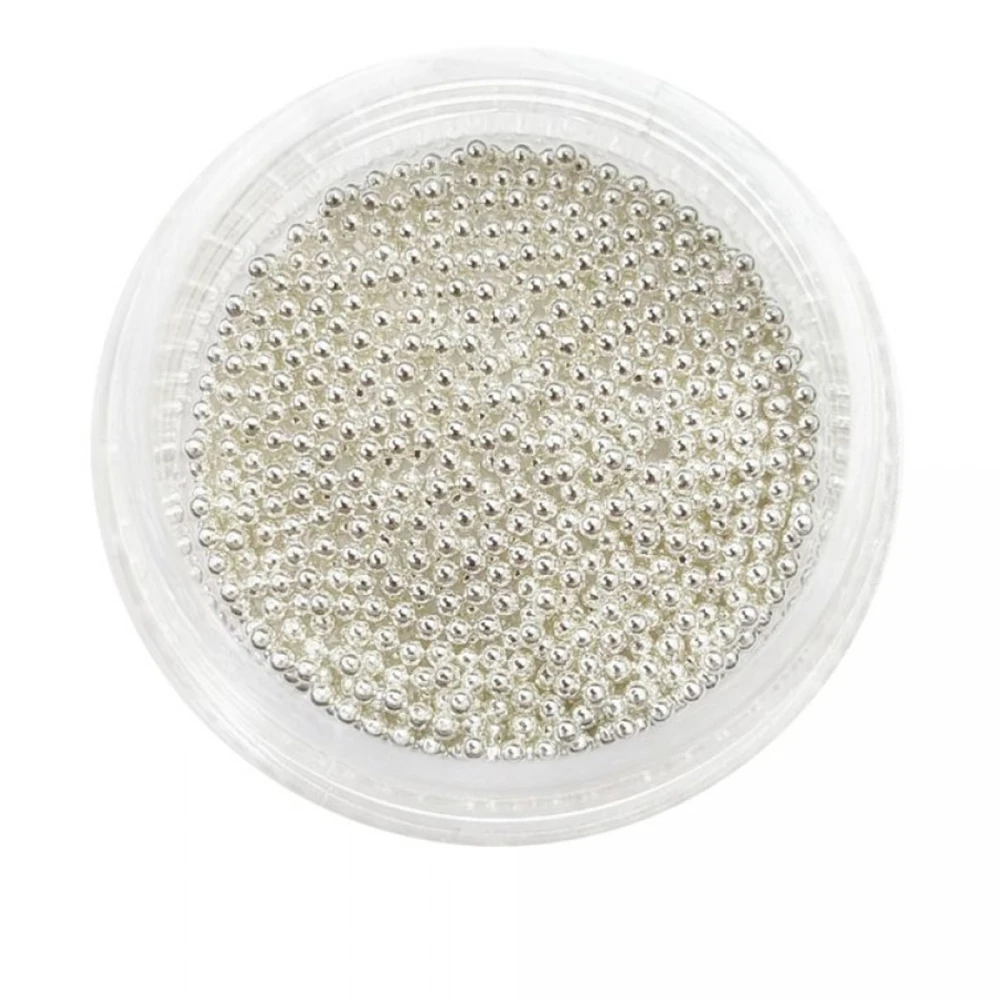 Бульонки металлические RichcoloR 1 мм (Silver)