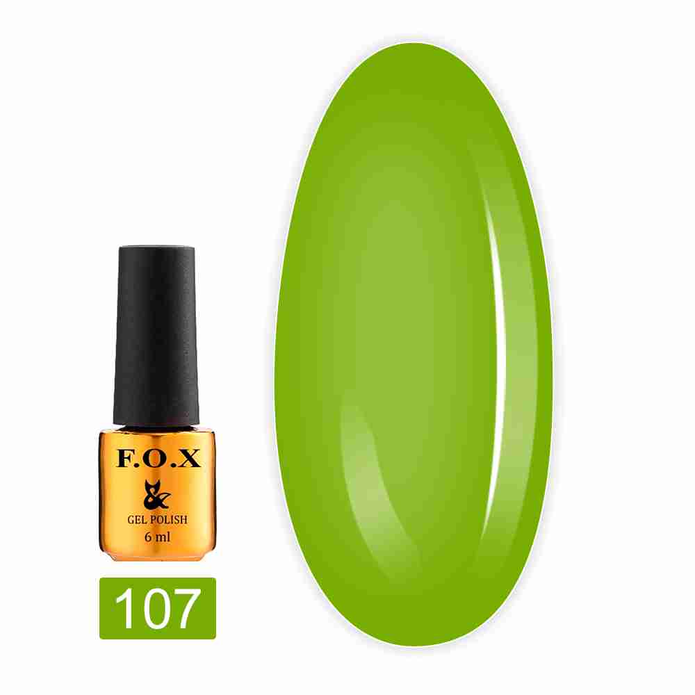 Гель-лак FOX Gold Pigment 6 мл (107)