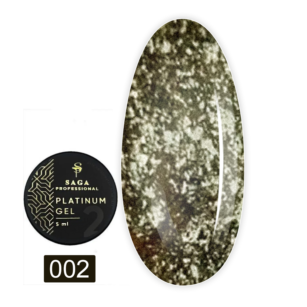 Гель для дизайна Saga Platinum paint 5 мл (02)