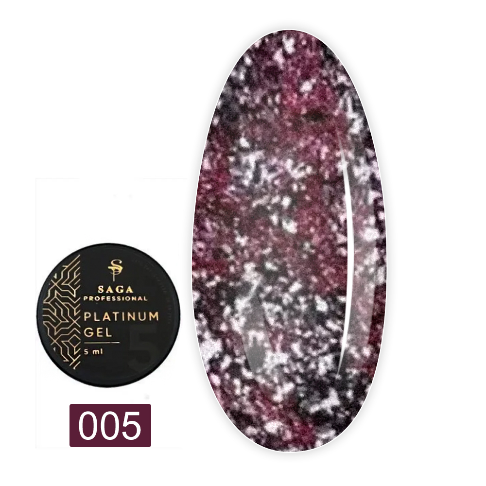 Гель для дизайна Saga Platinum paint 5 мл (05)