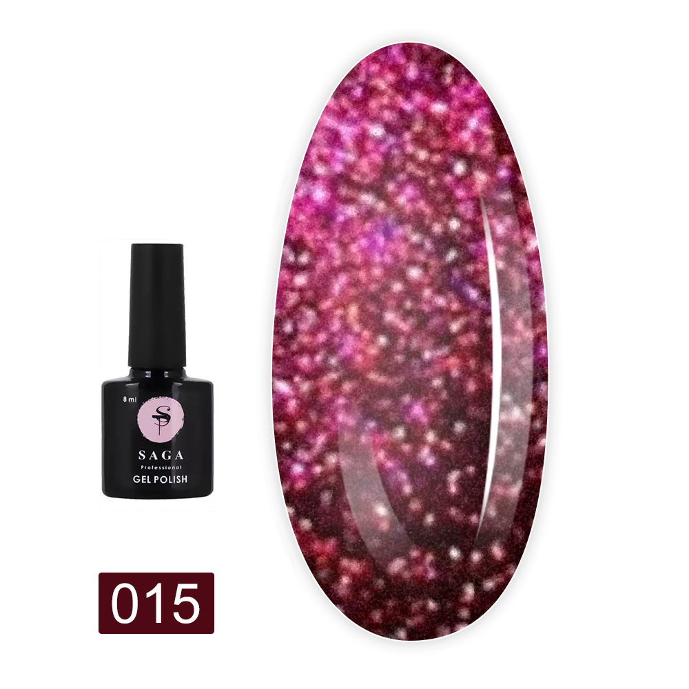 Гель лак Saga Cat Chameleon светоотражающий 89 мл (15)