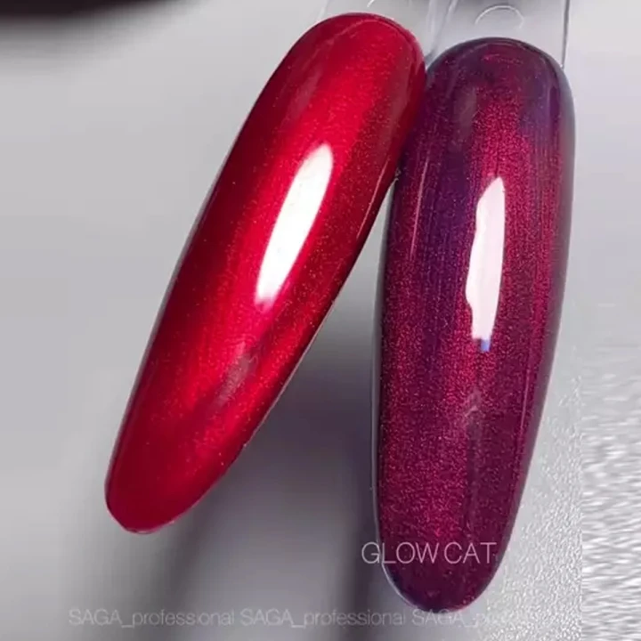 Гель лак Saga Cat Glow 9 мл (01)