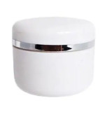 Баночка белая двойные стенки 15 мл