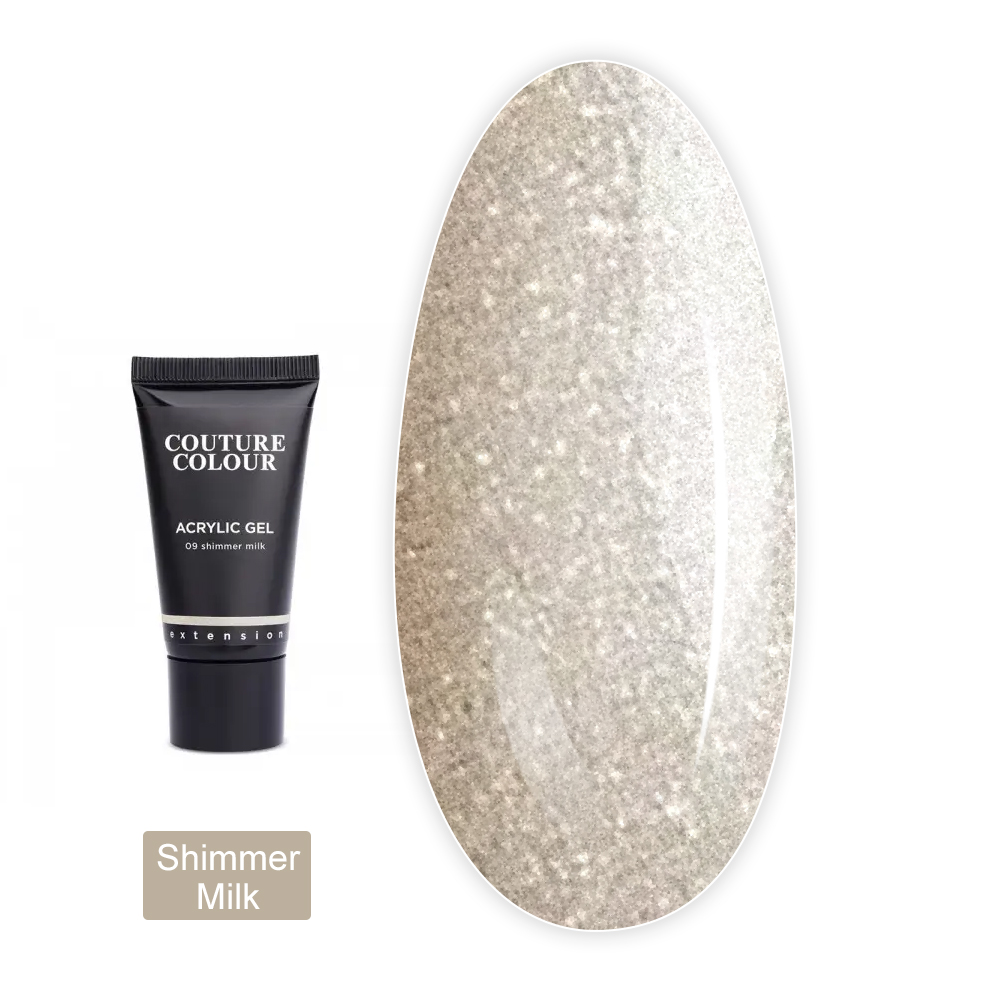 Акригель COUTURE 30 мл (Shimmer Milk)