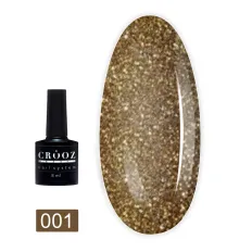 Гель лак Crooz светоотражающий Crystal Gel Polish 8 мл (001)