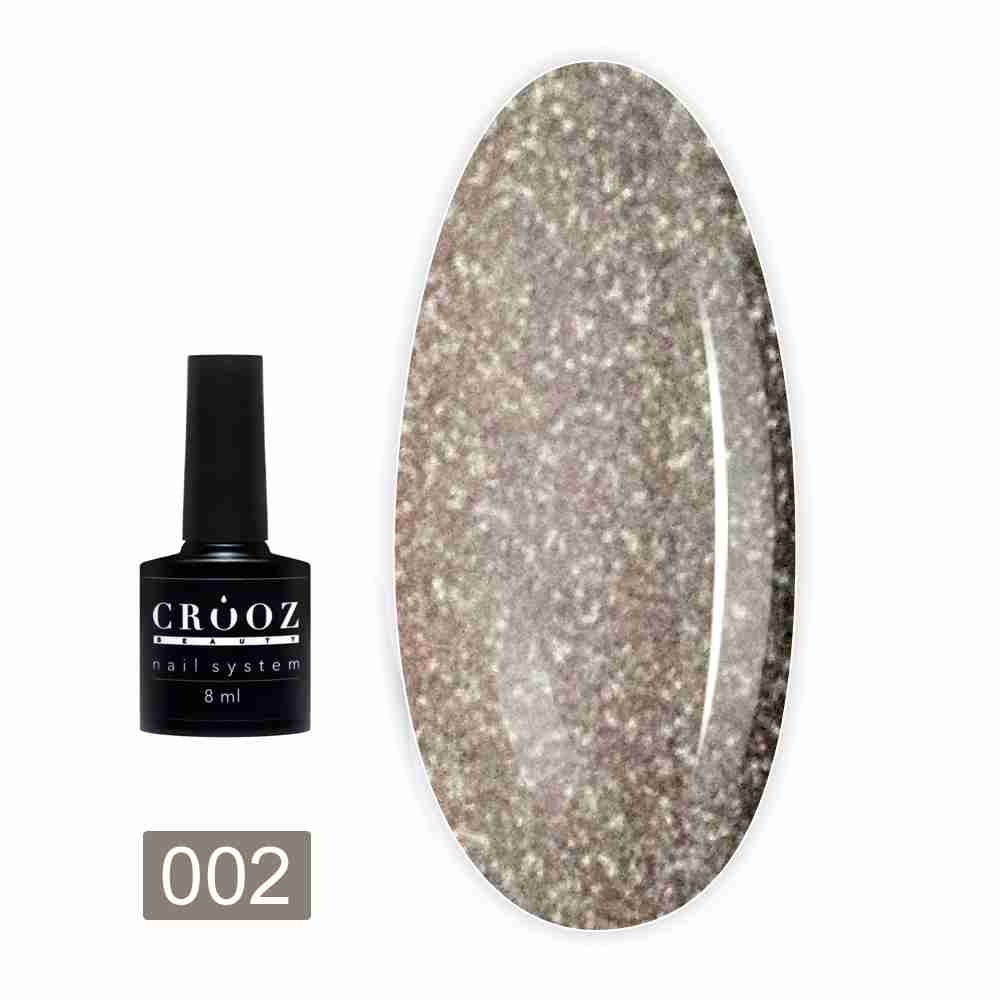 Гель-лак Crooz светоотражающий Crystal Gel Polish 8 мл (002)