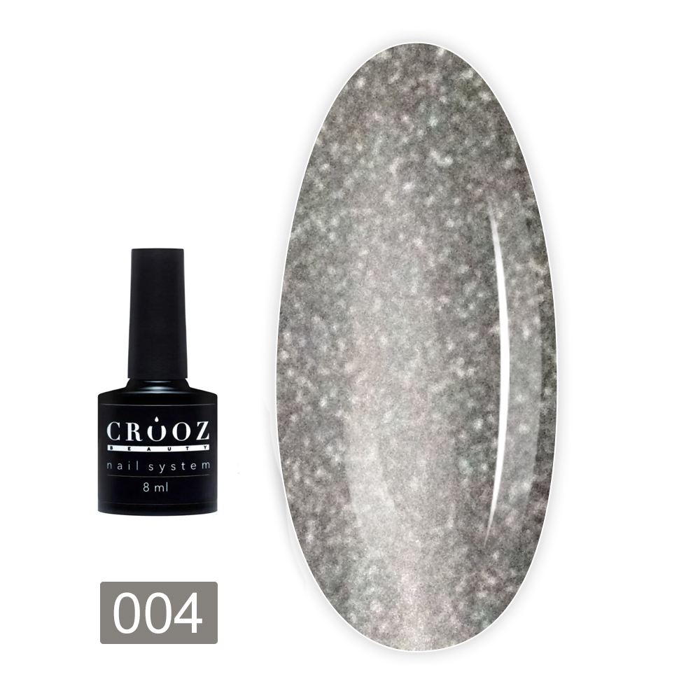 Гель лак Crooz светоотражающий Crystal Gel Polish 8 мл (004)