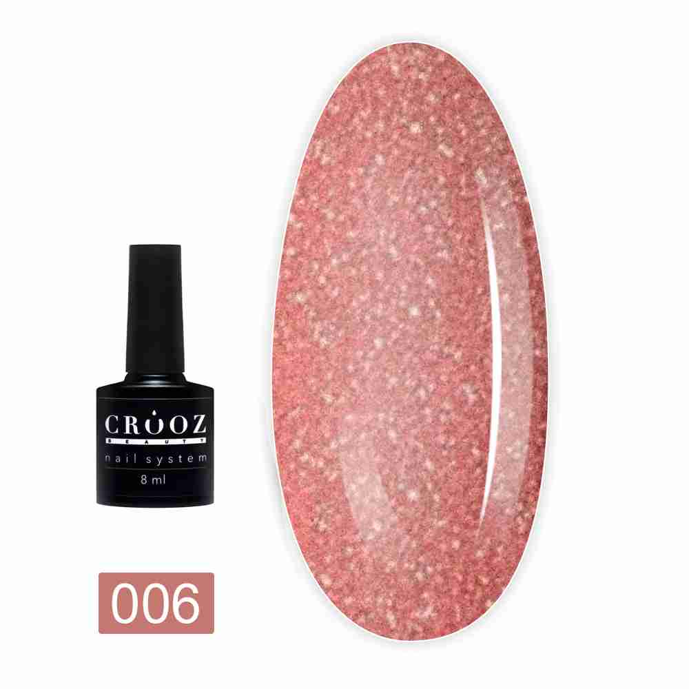 Гель-лак Crooz светоотражающий Crystal Gel Polish 8 мл (006)