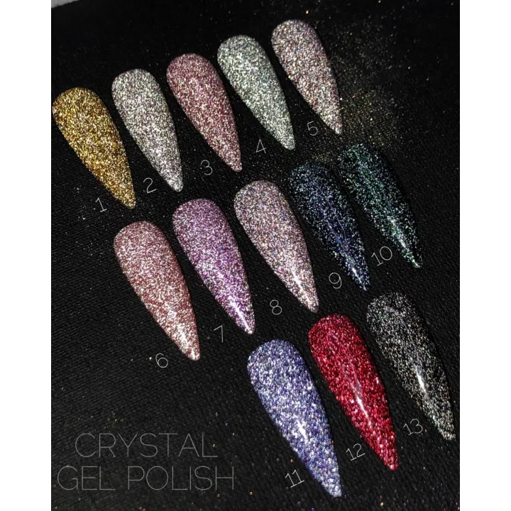 Гель лак Crooz светоотражающий Crystal Gel Polish 8 мл (007)