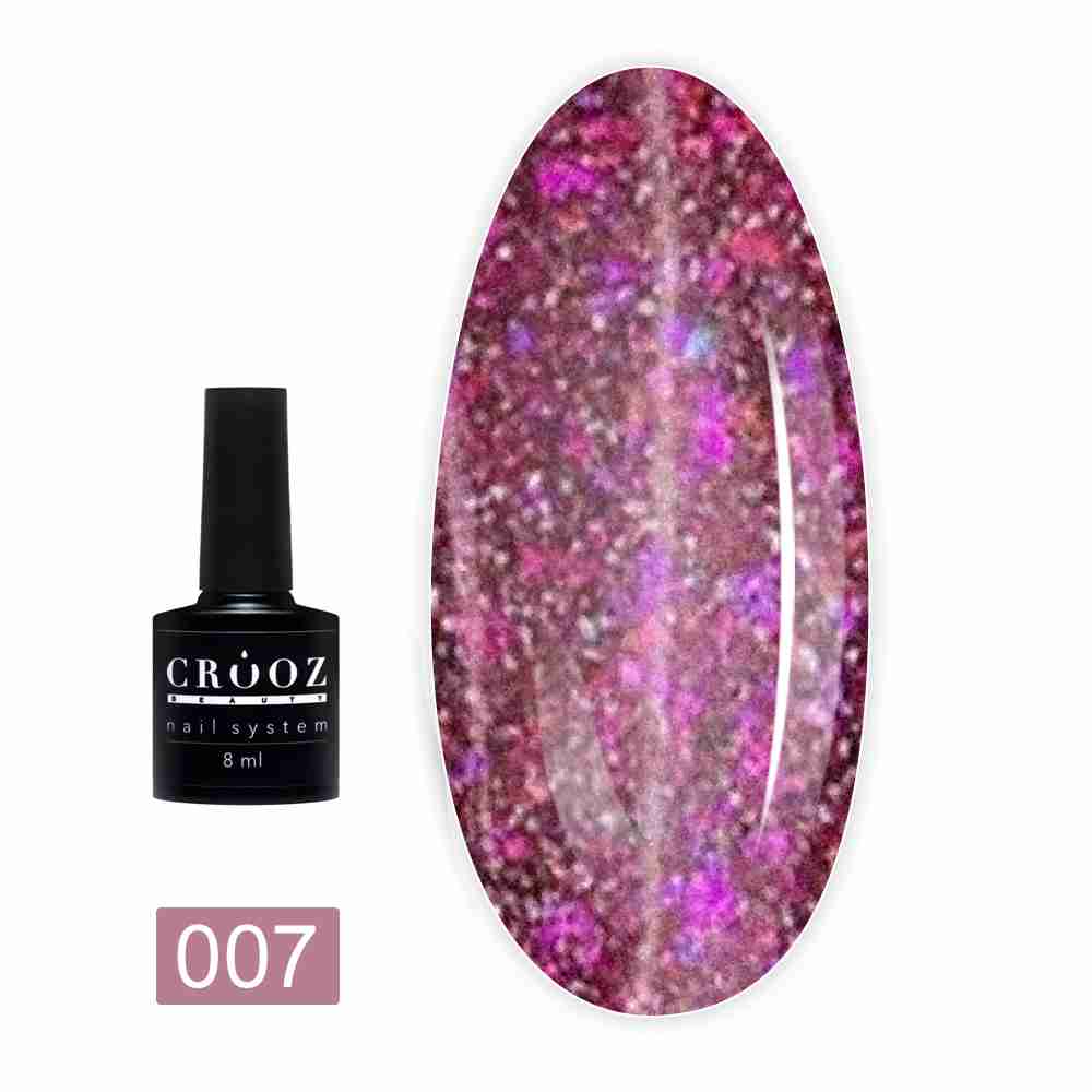 Гель-лак Crooz світловідбивний Crystal Gel Polish 8 мл (007)