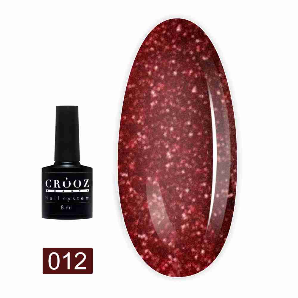 Гель-лак Crooz світловідбивний Crystal Gel Polish 8 мл (012)