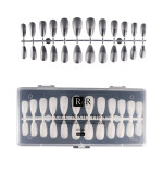 Тіпси гелеві RichcoloR для нігтів у пластиковому контейнері 240 шт (Мигдаль)